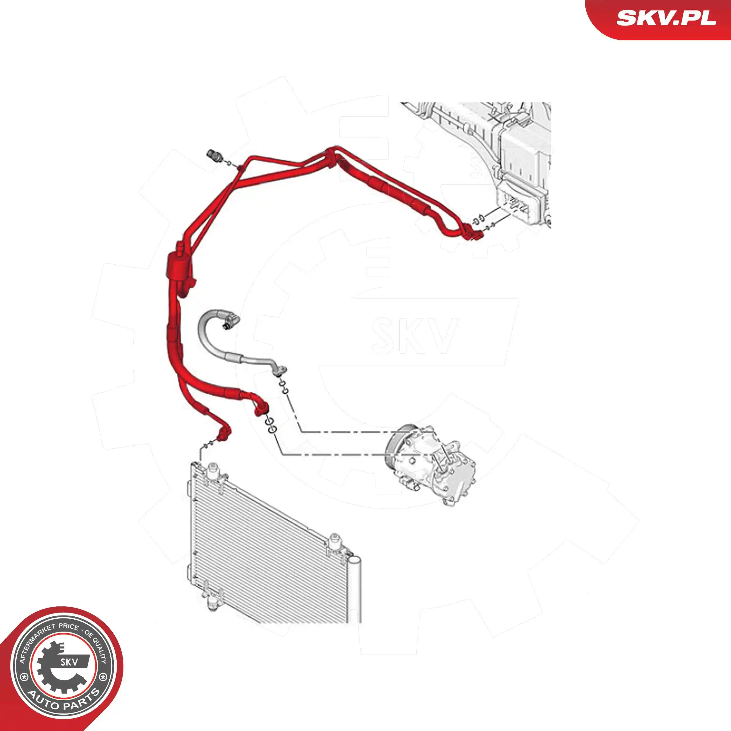 High/Low-pressure Line, air conditioning